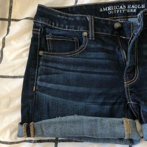American Eagle Dark Wash Jean Shorts